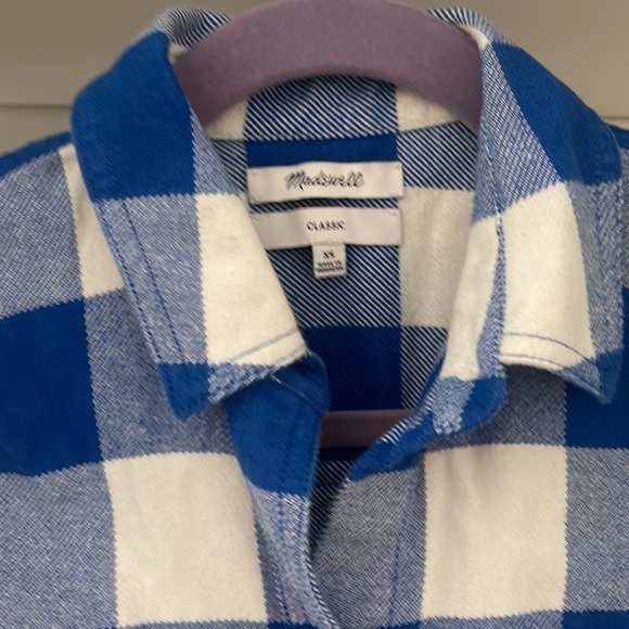 Madewell  Flannel Long Sleeve Button Down Shirt - Picture 2 of 3